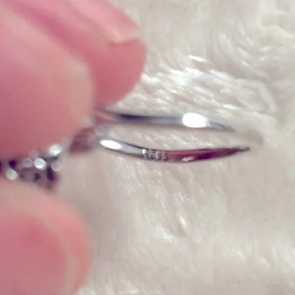 NWOT ๐น STAMPED S925 STERLING SILVER ADJUSTABLE OPEN ROSE RING IN GIFT ๐ BOX OS - Picture 8 of 11